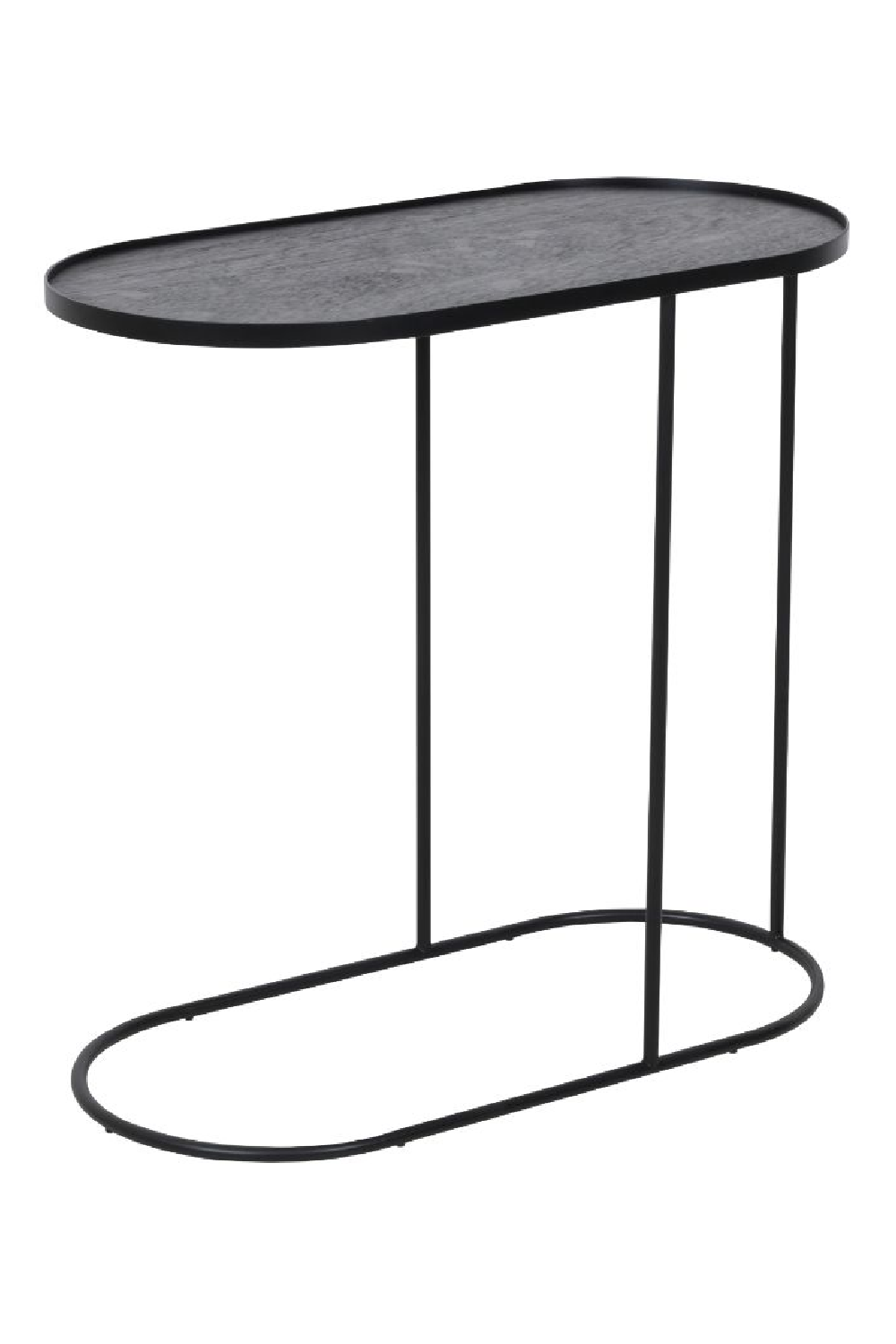Black Tray Side Table | Ethnicraft Oblong | OROA.com