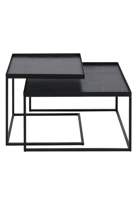 Black Nesting Coffee Tables (2) | Ethnicraft | OROA
