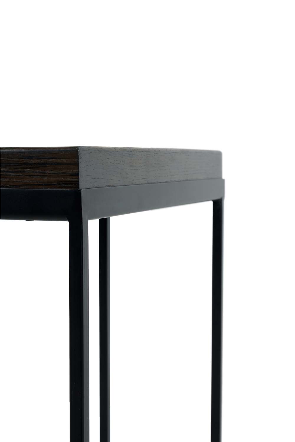 Black Metal Tray Side Table | Ethnicraft Square | Oroa.com