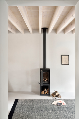 Gray Woven Wool Rug | Ethnicraft Dots | OROA.COM