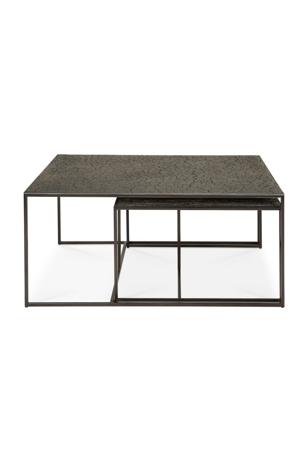 Mineral Rectangular Nesting Coffee Tables (2) | Ethnicraft Pentagon | OROA.COM