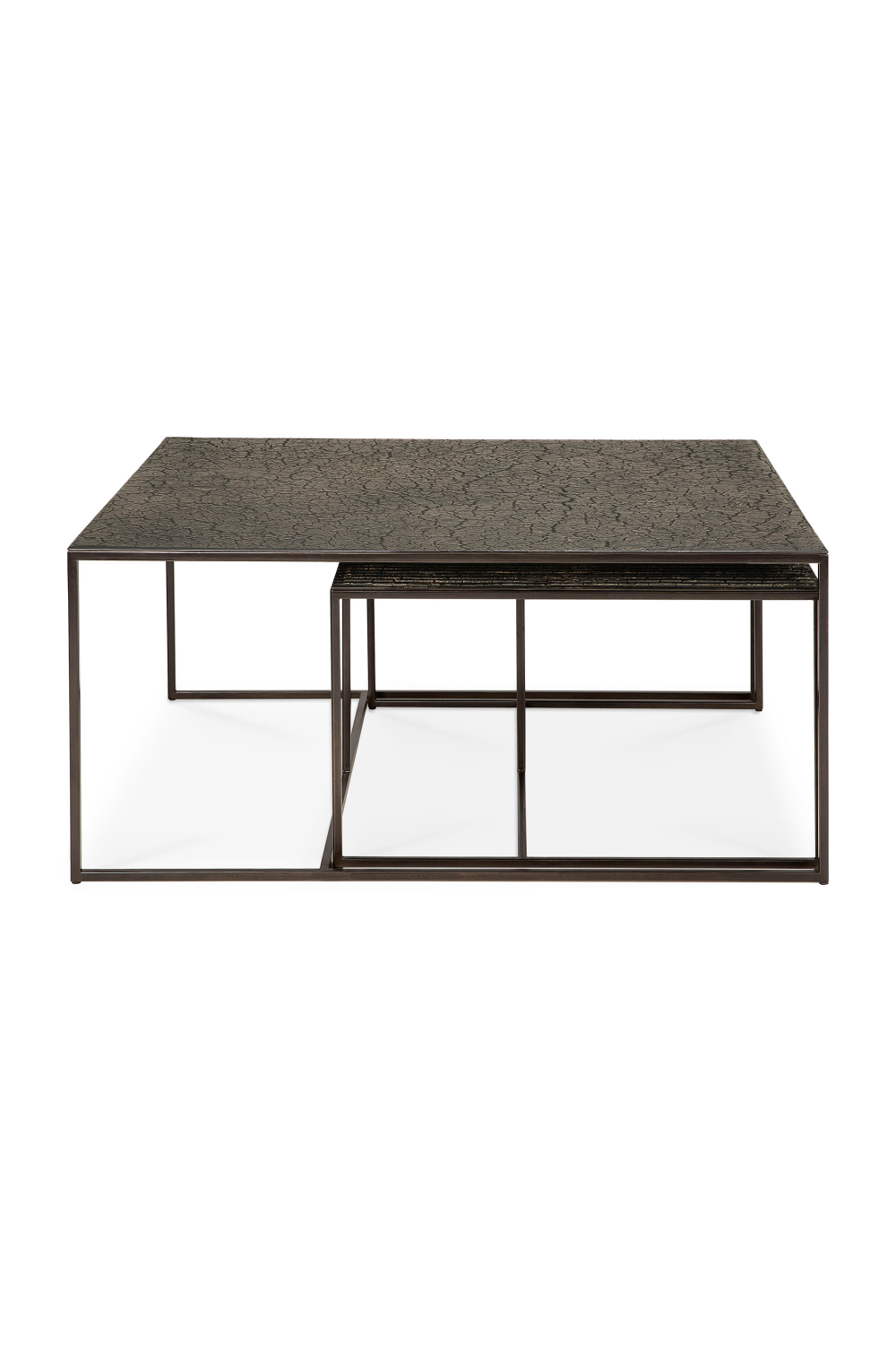 Mineral Rectangular Nesting Coffee Tables (2) | Ethnicraft Pentagon | OROA.COM