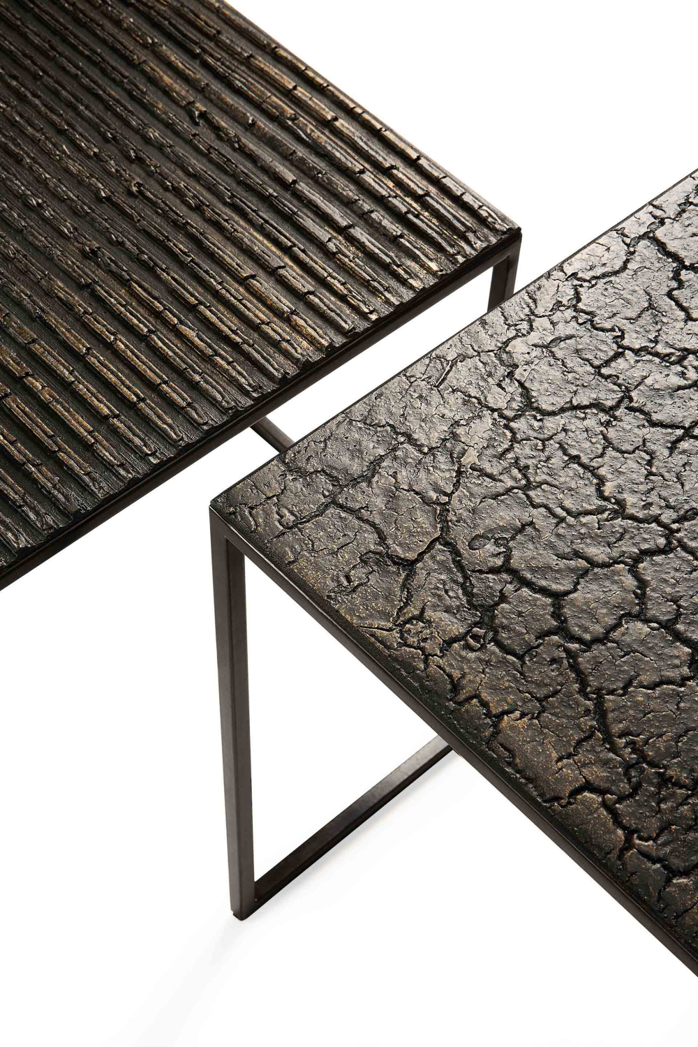 Mineral Rectangular Nesting Coffee Tables (2) | Ethnicraft Pentagon | OROA.COM