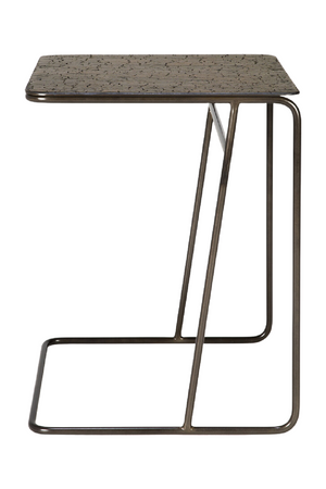 Metallic Modern End Table | Ethnicraft Ellipse | OROA.COM