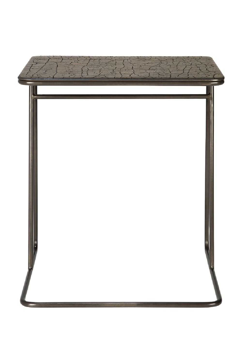 Metallic Modern End Table | Ethnicraft Ellipse | OROA.COM