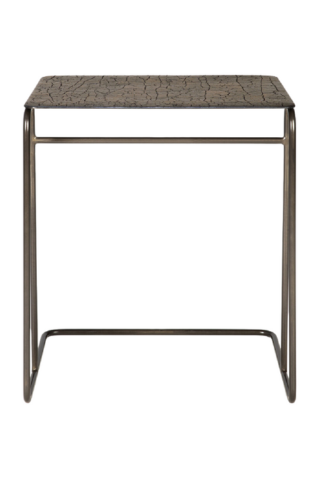 Metallic Modern End Table | Ethnicraft Ellipse | OROA.COM