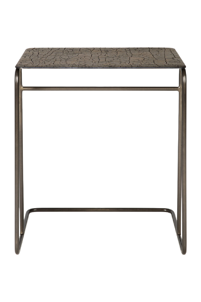 Metallic Modern End Table | Ethnicraft Ellipse | OROA.COM