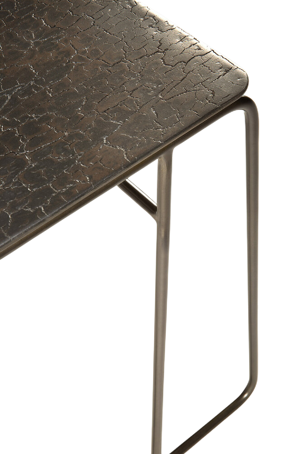 Metallic Modern End Table | Ethnicraft Ellipse | OROA.COM