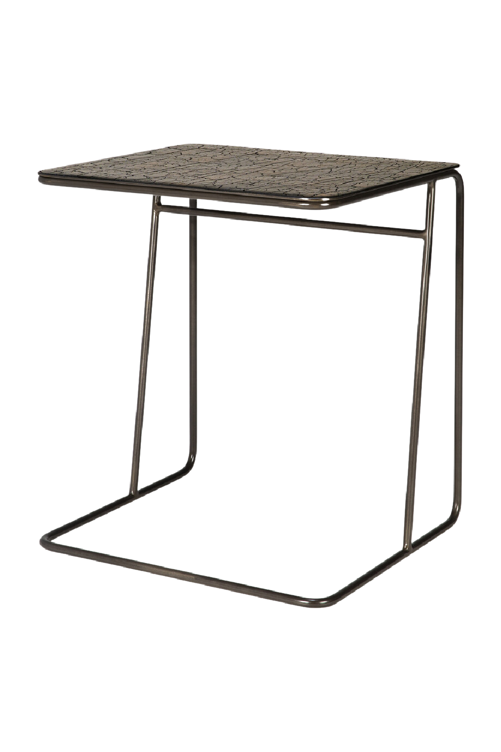 Metallic Modern End Table | Ethnicraft Ellipse | OROA.COM