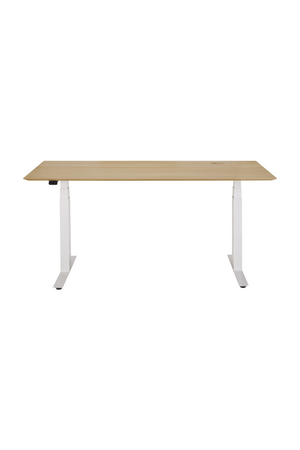 Oak Adjustable Desk L | Ethnicraft Bok | Oroa.com