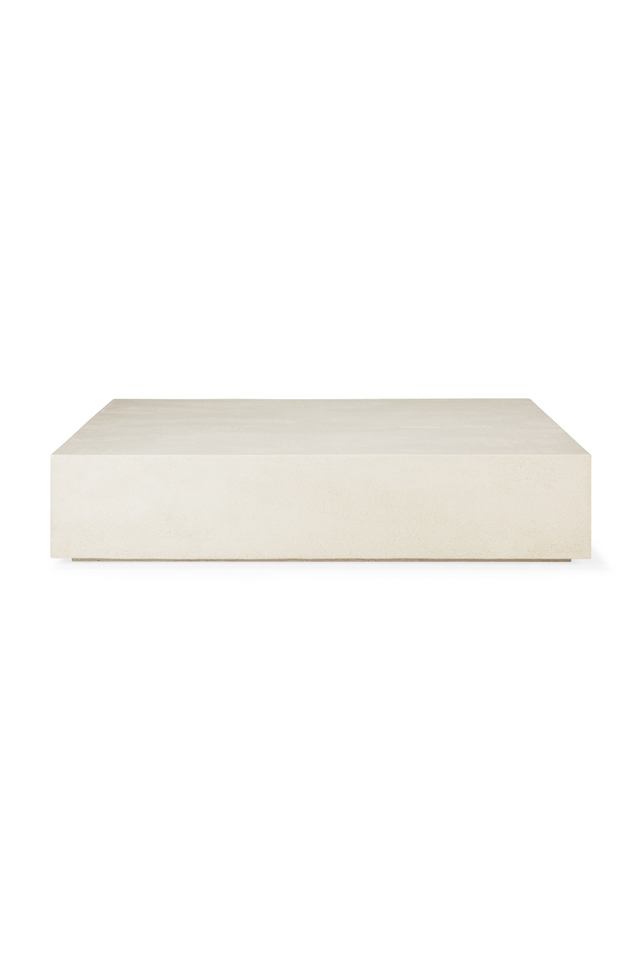 White Rectangular Coffee Table | Ethnicraft Elements | Oroa.com