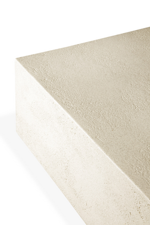 White Rectangular Coffee Table | Ethnicraft Elements | Oroa.com