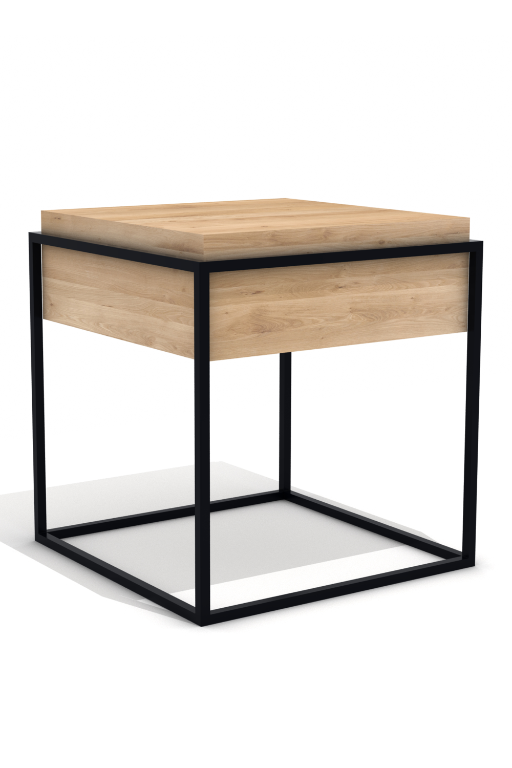 Oak Square Side Table | Ethnicraft Monolit | OROA