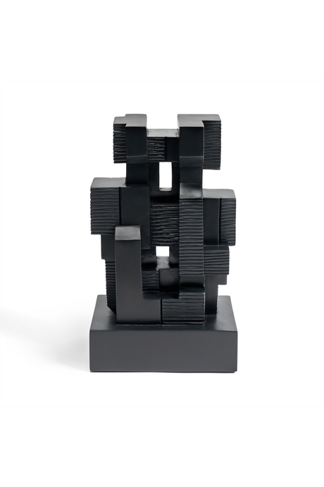 Contemporary Mahogany Sculpture | Ethnicraft Block | OROA.COM