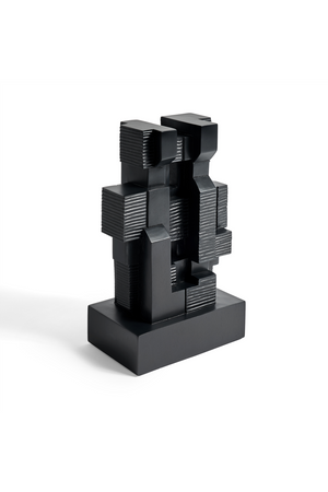 Contemporary Mahogany Sculpture | Ethnicraft Block | OROA.COM
