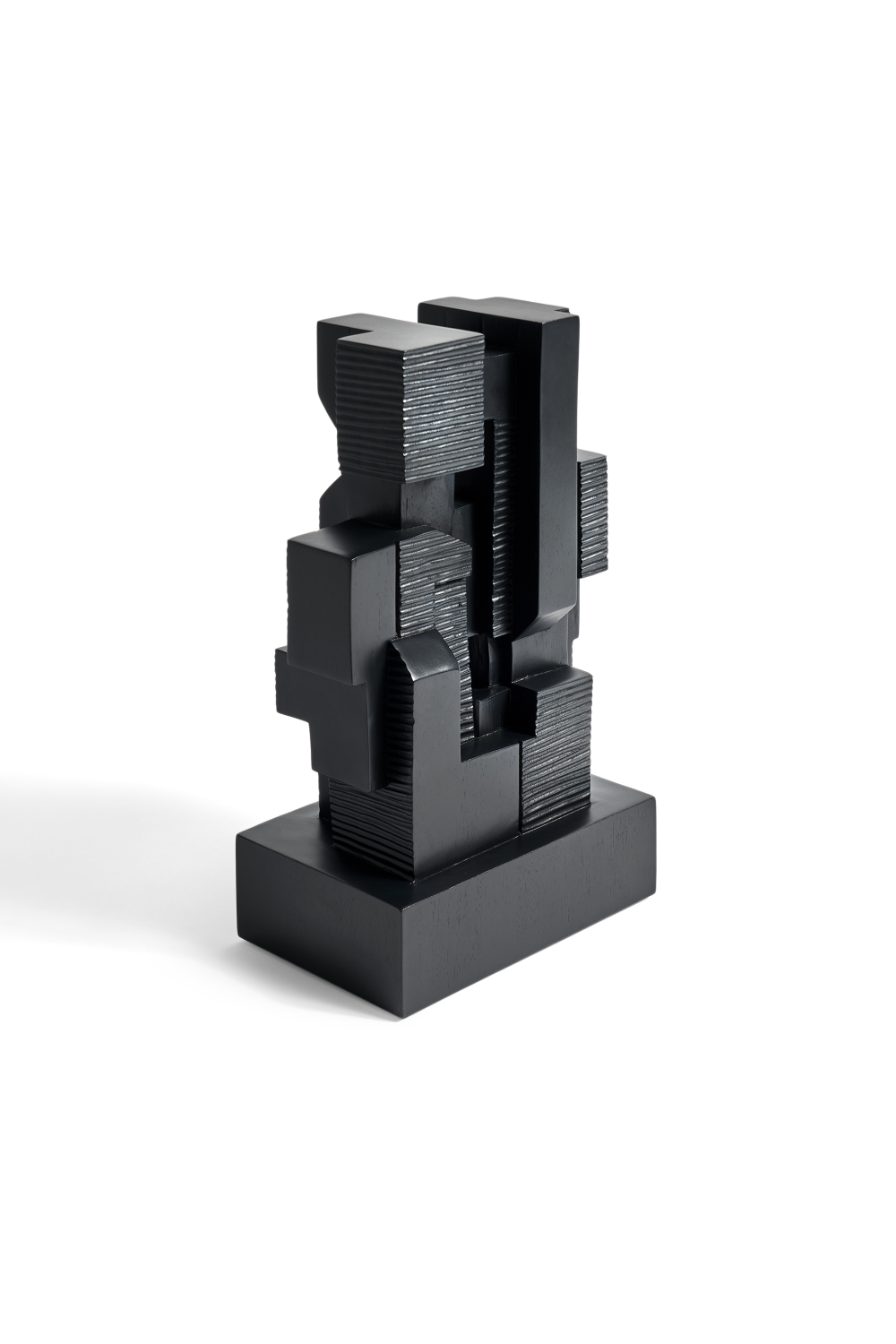 Contemporary Mahogany Sculpture | Ethnicraft Block | OROA.COM