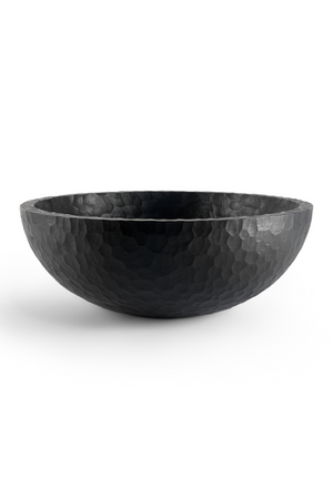 Varnished Mahogany Carved Bowl XL | Ethnicraft Chopped | Oroa.com