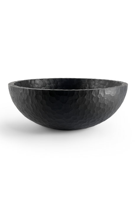 Varnished Mahogany Carved Bowl XL | Ethnicraft Chopped | Oroa.com