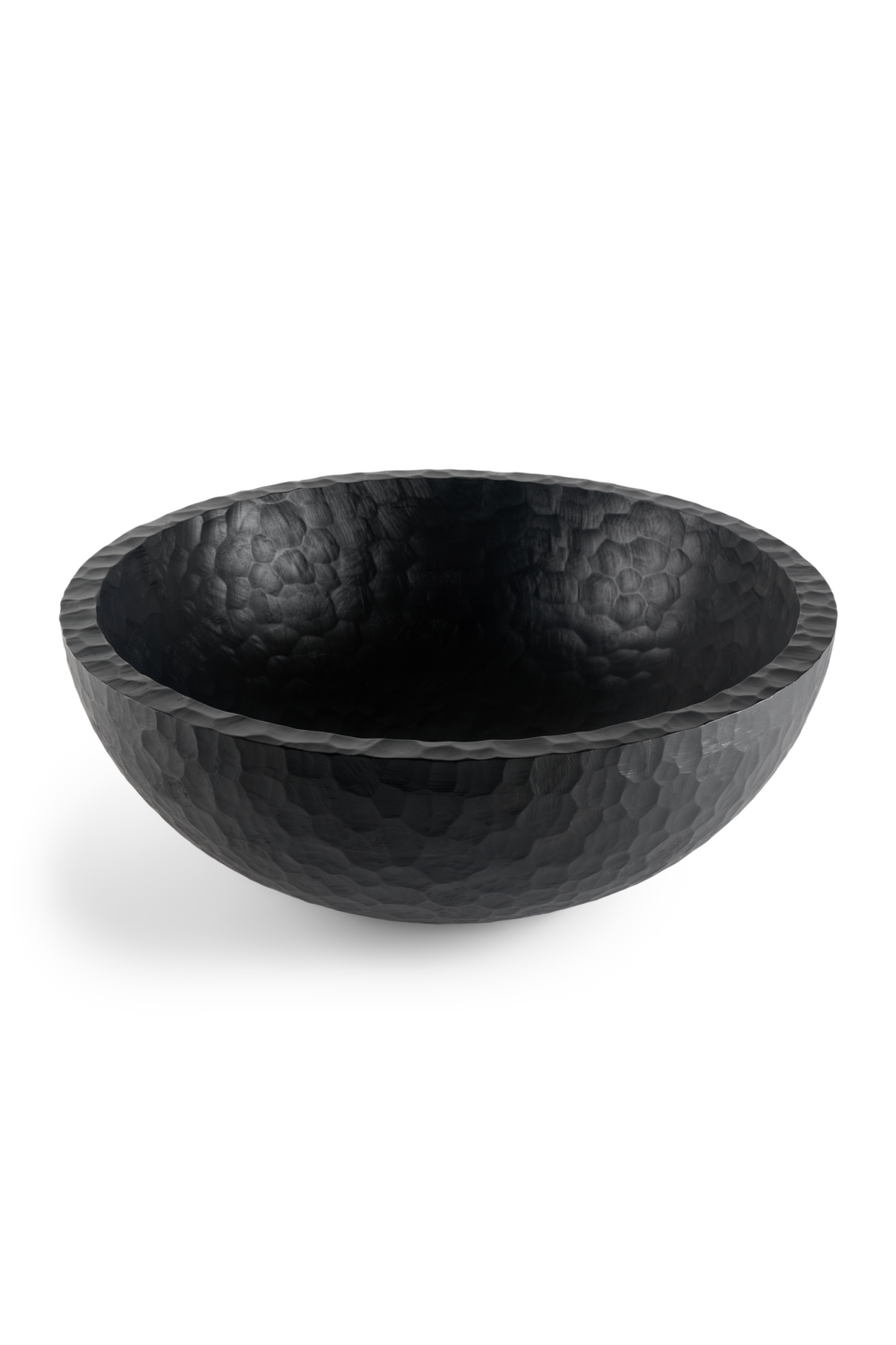 Varnished Mahogany Carved Bowl XL | Ethnicraft Chopped | Oroa.com