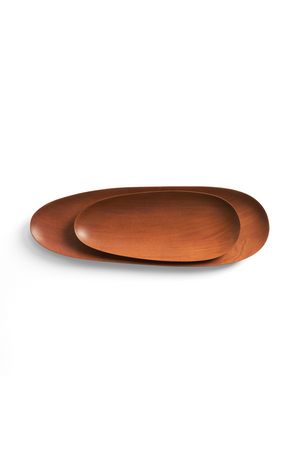 Hand-carved Oval Boards Set (2) | Ethnicraft Thin | Oroa.com