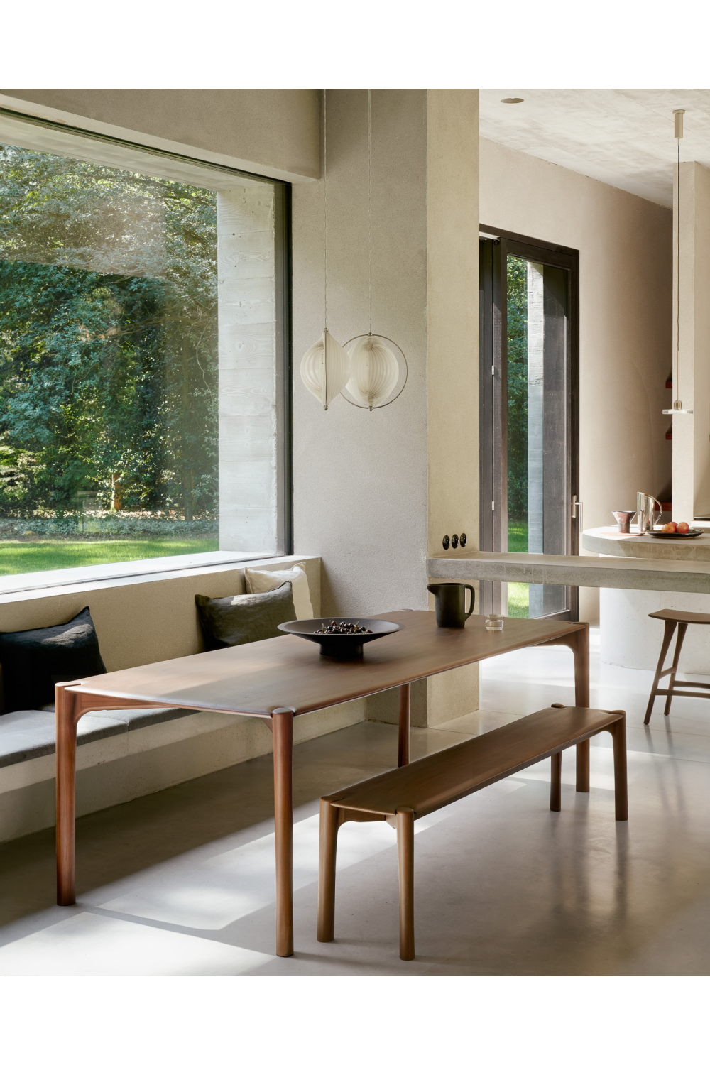 Brown Mahogany Bowl | Ethnicraft Satellite | Oroa.com