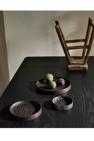 Brown Mahogany Bowl Set (3) | Ethnicraft Tampa | OROA.COM