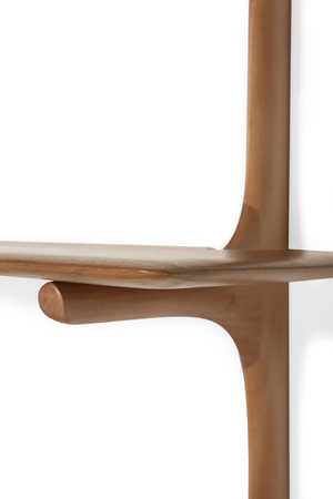 Varnished Mahogany Wall Shelf | Ethnicraft PI | Oroa.com