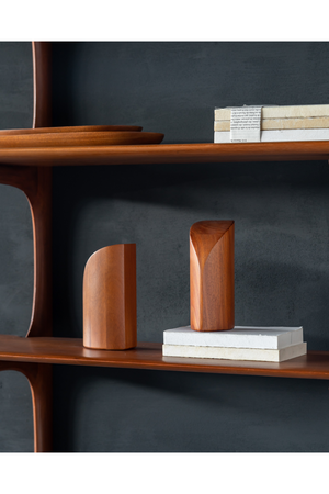 Varnished Mahogany Wall Shelf | Ethnicraft PI | Oroa.com