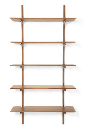 Varnished Mahogany Wall Shelf | Ethnicraft PI | Oroa.com