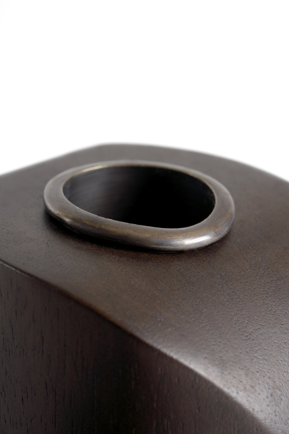 Brown Mahogany Candle Holders (3) | Ethnicraft PI | Oroa.com