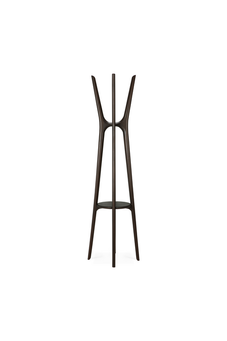 Brown Mahogany Coat Stand | Ethnicraft PI | Oroa.com