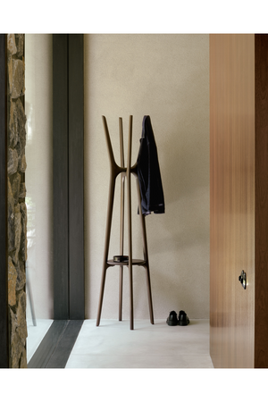 Brown Mahogany Coat Stand | Ethnicraft PI | Oroa.com