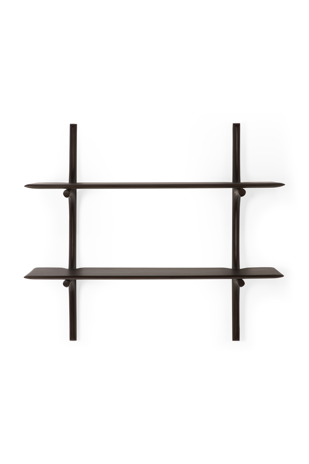 Brown Mahogany Wall Shelf | Ethnicraft PI | Oroa.com