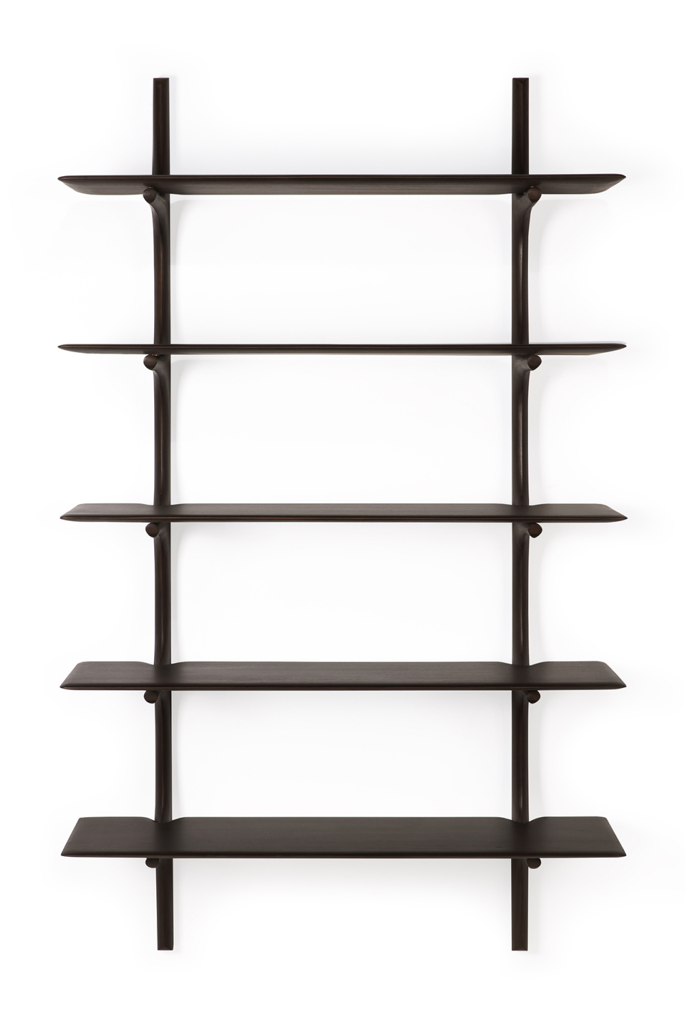 Brown Mahogany Wall Shelf | Ethnicraft PI | Oroa.com