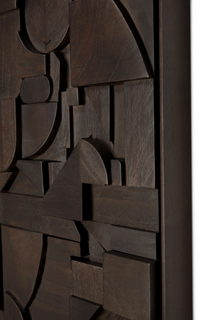 Square Puzzle Wall Art | Ethnicraft Bricks | Oroa.com