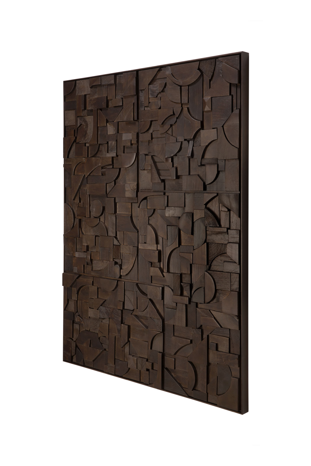 Rectangular Puzzle Wall Art | Ethnicraft Bricks | Oroa.com