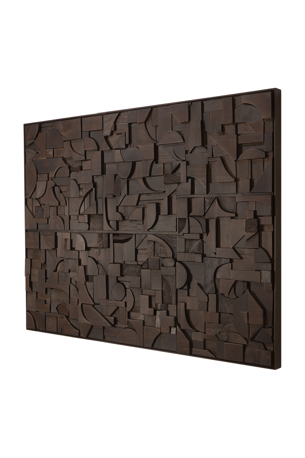 Rectangular Puzzle Wall Art | Ethnicraft Bricks | Oroa.com