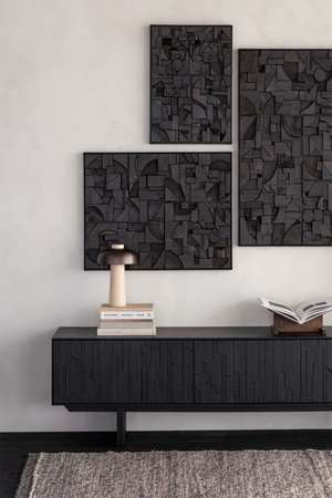 Rectangular Puzzle Wall Art | Ethnicraft Bricks | Oroa.com