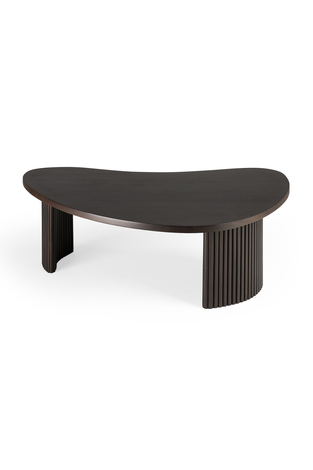 Varnished Mahogany Coffee Table | Ethnicraft Boomerang | Oroa.com