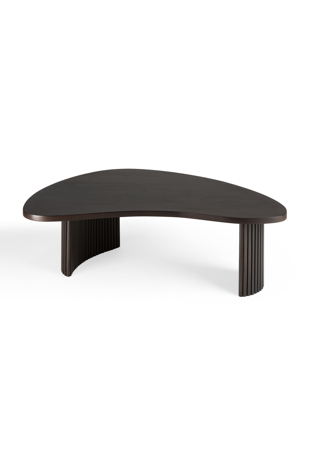 Varnished Mahogany Coffee Table | Ethnicraft Boomerang | Oroa.com