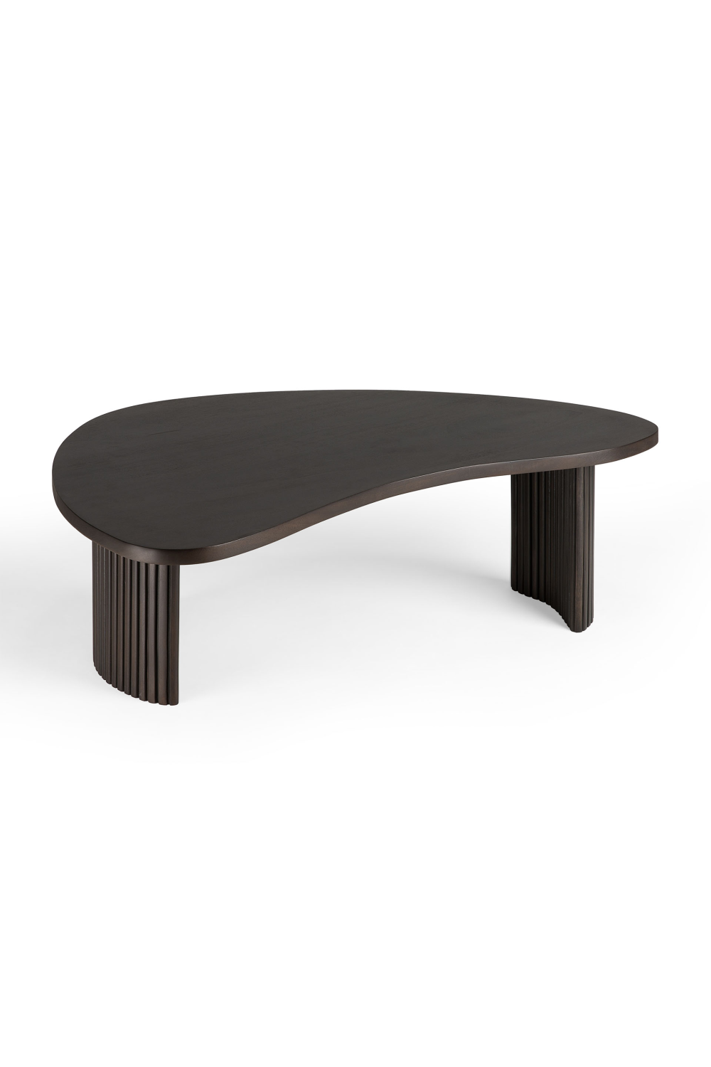 Varnished Mahogany Coffee Table | Ethnicraft Boomerang | Oroa.com