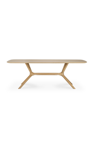 Cross Leg Oak Dining Table | Ethnicraft Oak | OROA.COM
