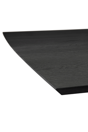 Rectangular Black Oak Dining Table | Ethnicraft Mikado | Oroa.com