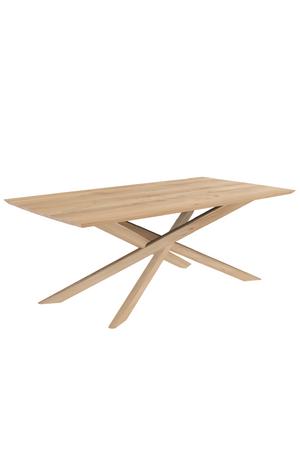 Rectangular Oak Dining Table | Ethnicraft Mikado | OROA.com