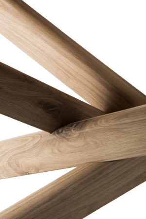 Rectangular Oak Dining Table | Ethnicraft Mikado | OROA.com