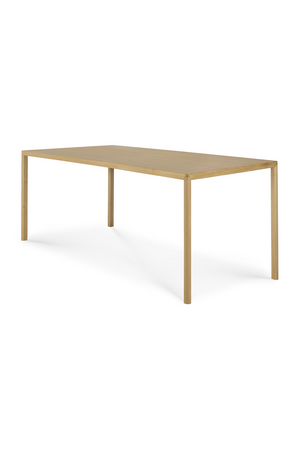 Varnished Oak Scandi Dining Table | Ethnicraft Air | Oroa.com