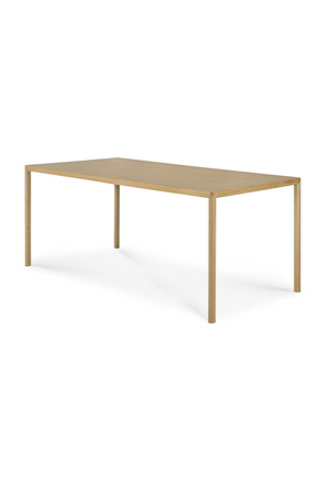 Varnished Oak Scandi Dining Table | Ethnicraft Air | Oroa.com