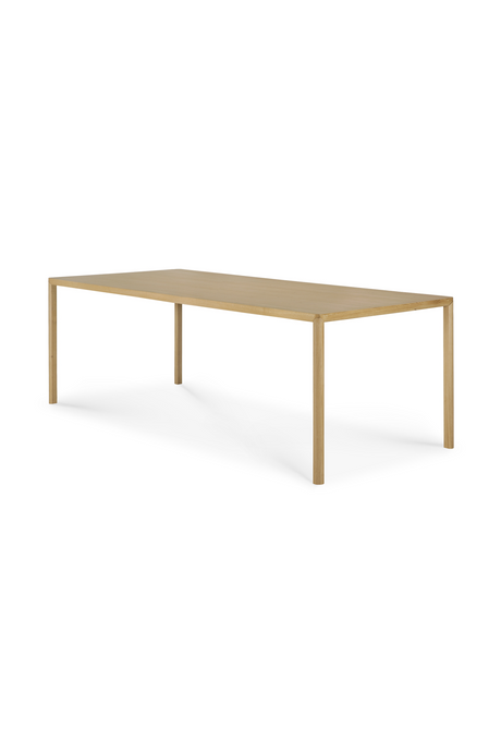 Varnished Oak Scandi Dining Table | Ethnicraft Air | Oroa.com