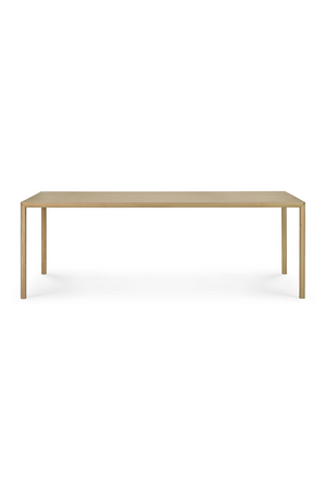 Varnished Oak Scandi Dining Table | Ethnicraft Air | Oroa.com