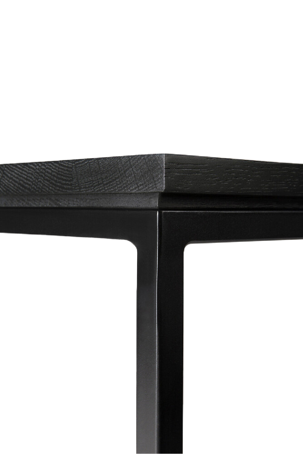 Black Metal Frame Coffee Table | Ethnicraft Thin | OROA.COM